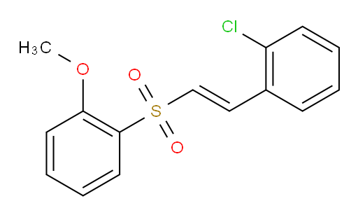 1-[2-(2-chlorophenyl)ethenesulfonyl]-2-methoxybenzene