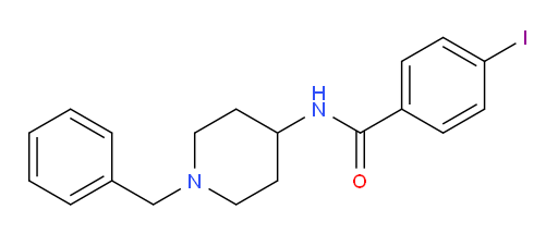 N-(1-benzylpiperidin-4-yl)-4-iodobenzamide