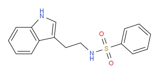 N-[2-(1H-indol-3-yl)ethyl]benzenesulfonamide