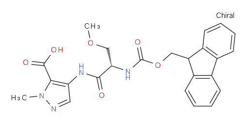 4-[(2S)-2-({[(9H-fluoren-9-yl)methoxy]carbonyl}amino)-3-methoxypropanamido]-1-methyl-1H-pyrazole-5-carboxylic acid