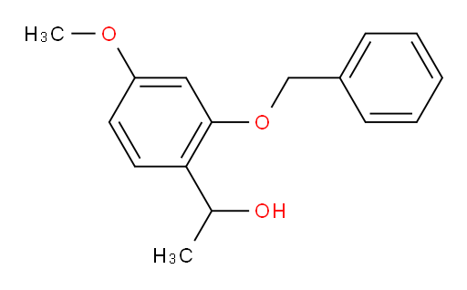 1-[2-(benzyloxy)-4-methoxyphenyl]ethan-1-ol