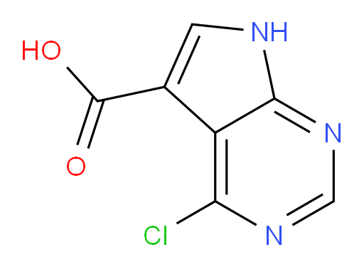 4-chloro-7H-pyrrolo[2,3-d]pyrimidine-5-carboxylic acid
