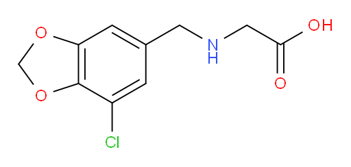 2-{[(7-chloro-1,3-dioxaindan-5-yl)methyl]amino}acetic acid