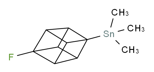 (4-fluorocuban-1-yl)trimethylstannane