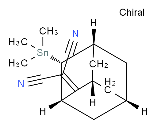 2-((1S,3S,4R,5R,7R)-4-(trimethylstannyl)adamantan-2-ylidene)malononitrile