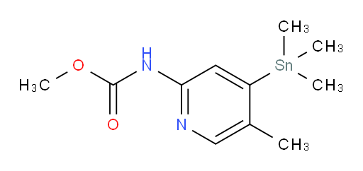 methyl (5-methyl-4-(trimethylstannyl)pyridin-2-yl)carbamate