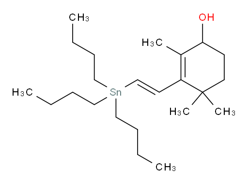 (E)-2,4,4-trimethyl-3-(2-(tributylstannyl)vinyl)cyclohex-2-enol