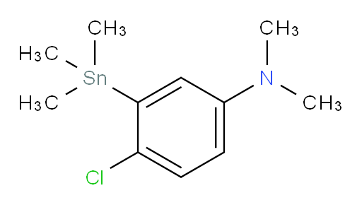 4-chloro-N,N-dimethyl-3-(trimethylstannyl)aniline