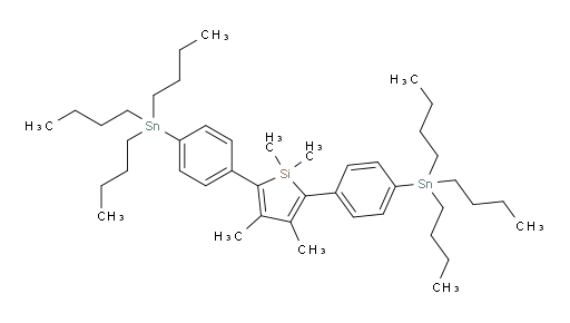 1,1,3,4-tetramethyl-2,5-bis(4-(tributylstannyl)phenyl)-1H-silole