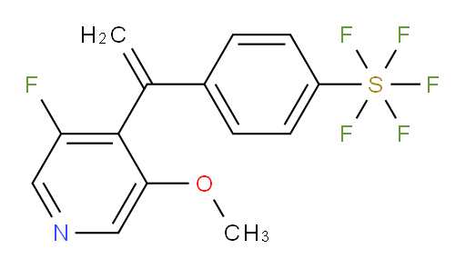 4-(1-(3-fluoro-5-methoxypyridin-4-yl)vinyl)(pentafluoromercapto)benzene