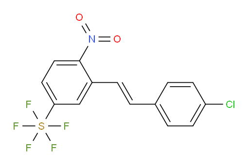 [3-[(1Z)-2-(4-Chlorophenyl)ethenyl]-4-nitrophenyl]sulfur pentafluoride