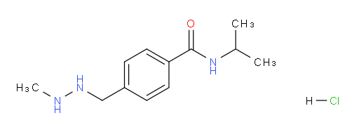N-isopropyl-4-((2-methylhydrazinyl)methyl)benzamide hydrochloride