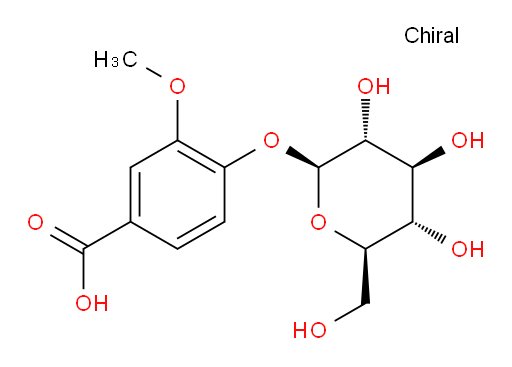 Vanillic Acid 4-β-D-glucopyranoside
