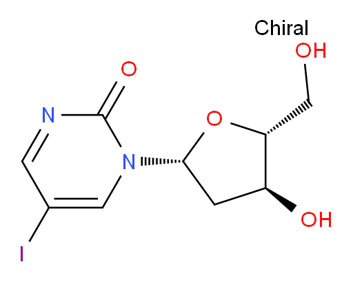 1-((2R,4S,5R)-4-hydroxy-5-(hydroxymethyl)tetrahydrofuran-2-yl)-5-iodopyrimidin-2(1H)-one
