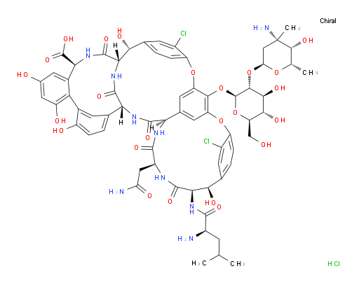 Vancomycin, 56-demethyl-, hydrochloride