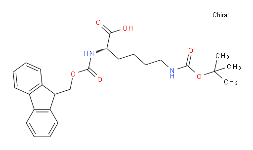 (S)-2-((((9H-fluoren-9-yl)methoxy)carbonyl)amino)-6-((tert-butoxycarbonyl)amino)hexanoic acid