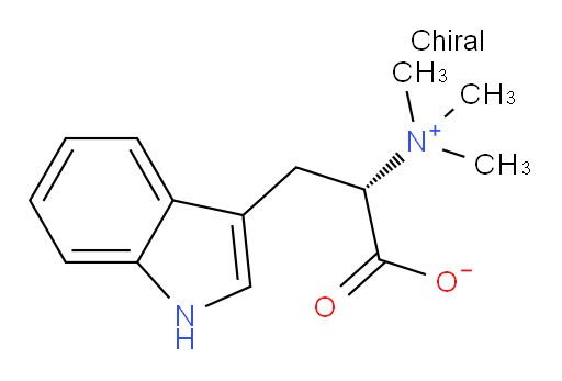 (S)-3-(1H-indol-3-yl)-2-(trimethylammonio)propanoate