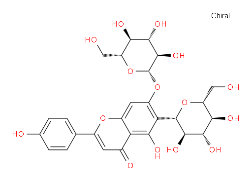 6-beta-D-Glucopyranosyl-7-(beta-D-glucopyranosyloxy)-5-hydroxy-2-(4-hydroxy-phenyl)-4H-chromen-4-one