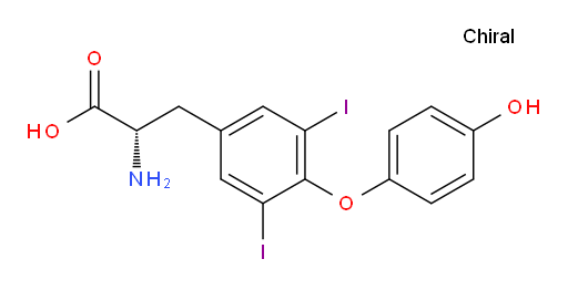 (S)-2-amino-3-(4-(4-hydroxyphenoxy)-3,5-diiodophenyl)propanoic acid