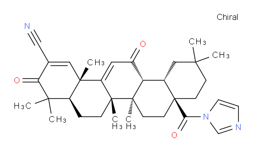 (4aR,6aS,6bR,8aS,12aS,12bR,14bS)-8a-(1H-imidazole-1-carbonyl)-4,4,6a,6b,11,11,14b-heptamethyl-3,13-dioxo-3,4,4a,5,6,6a,6b,7,8,8a,9,10,11,12,12a,12b,13,14b-octadecahydropicene-2-carbonitrile