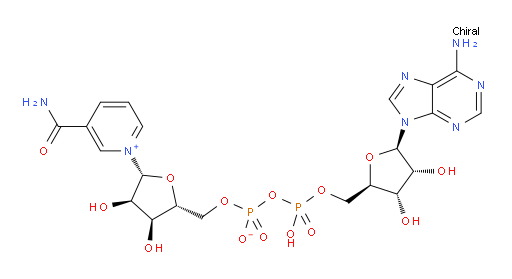 1-((2R,3R,4S,5R)-5-((((((((2R,3S,4R,5R)-5-(6-amino-9H-purin-9-yl)-3,4-dihydroxytetrahydrofuran-2-yl)methoxy)(hydroxy)phosphoryl)oxy)oxidophosphoryl)oxy)methyl)-3,4-dihydroxytetrahydrofuran-2-yl)-3-carbamoylpyridin-1-ium