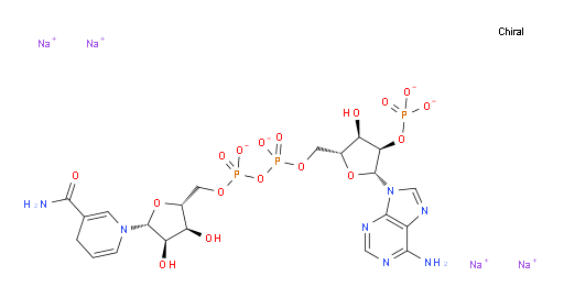 sodium (2R,3R,4R,5R)-2-(6-amino-9H-purin-9-yl)-5-((((((((2R,3S,4R,5R)-5-(3-carbamoylpyridin-1(4H)-yl)-3,4-dihydroxytetrahydrofuran-2-yl)methoxy)oxidophosphoryl)oxy)oxidophosphoryl)oxy)methyl)-4-hydroxytetrahydrofuran-3-yl phosphate