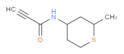 N-(2-methylthian-4-yl)prop-2-ynamide