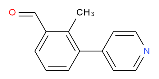 2-methyl-3-(pyridin-4-yl)benzaldehyde