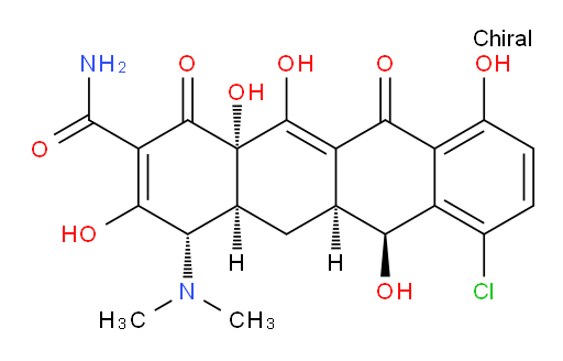 (4S,4aS,5aS,6S,12aS)-7-chloro-4-(dimethylamino)-3,6,10,12,12a-pentahydroxy-1,11-dioxo-1,4,4a,5,5a,6,11,12a-octahydrotetracene-2-carboxamide