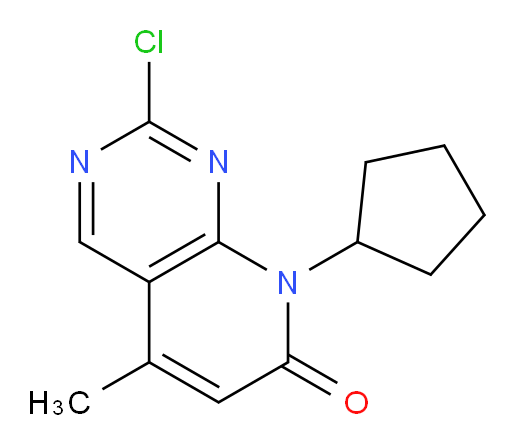 2-Chloro-8-cyclopentyl-5-methylpyrido[2,3-d]pyrimidin-7(8H)-one