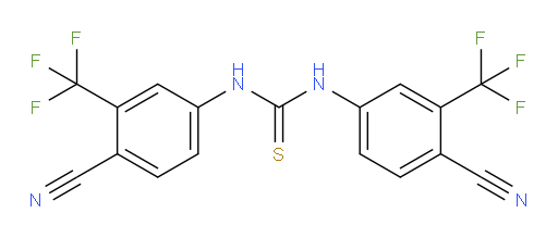 1,3-bis(4-cyano-3-(trifluoromethyl)phenyl)thiourea