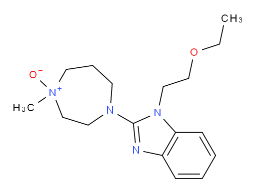 4-(1-(2-ethoxyethyl)-1H-benzo[d]imidazol-2-yl)-1-methyl-1,4-diazepane 1-oxide