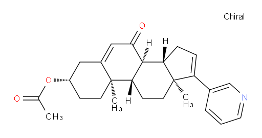 (3S,8R,9S,10R,13S,14S)-10,13-dimethyl-7-oxo-17-(pyridin-3-yl)-2,3,4,7,8,9,10,11,12,13,14,15-dodecahydro-1H-cyclopenta[a]phenanthren-3-yl acetate