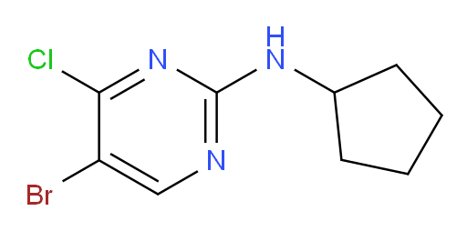 5-Bromo-4-chloro-N-cyclopentyl-2-pyrimidinamine