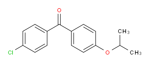 (4-chlorophenyl)(4-isopropoxyphenyl)methanone