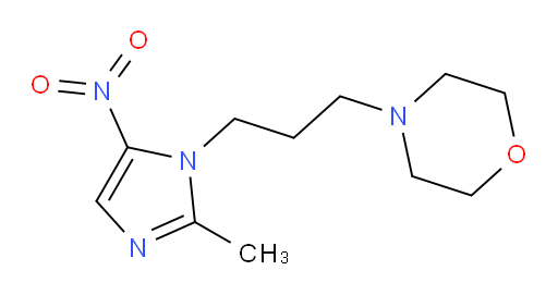 4-(3-(2-methyl-5-nitro-1H-imidazol-1-yl)propyl)morpholine
