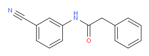 N-(3-cyanophenyl)-2-phenylacetamide