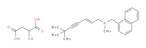 (E)-N,6,6-trimethyl-N-(naphthalen-1-ylmethyl)hept-2-en-4-yn-1-amine 2-hydroxysuccinate