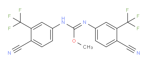 (Z)-methyl N,N'-bis(4-cyano-3-(trifluoromethyl)phenyl)carbamimidate
