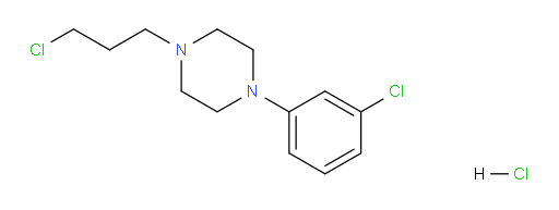 1-(3-chlorophenyl)-4-(3-chloropropyl)piperazine hydrochloride