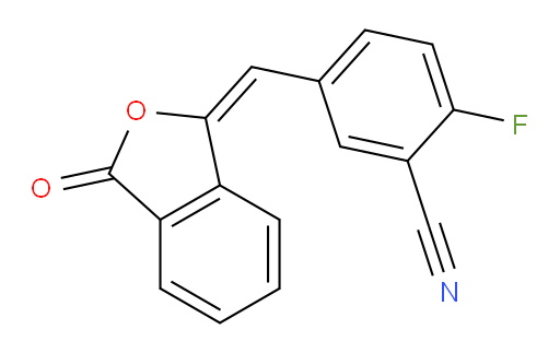 2-fluoro-5-((3-oxoisobenzofuran-1(3H)-ylidene)methyl)benzonitrile