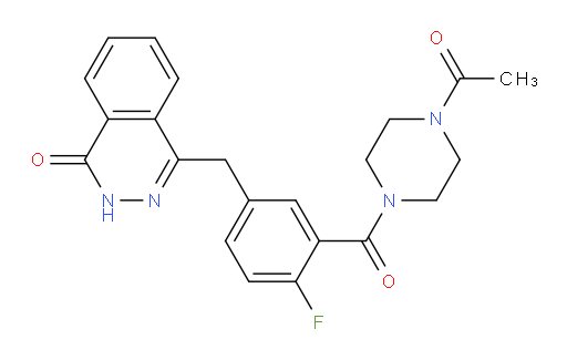 4-(3-(4-acetylpiperazine-1-carbonyl)-4-fluorobenzyl)phthalazin-1(2H)-one