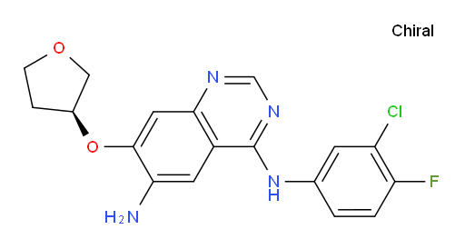 (S)-N4-(3-chloro-4-fluorophenyl)-7-((tetrahydrofuran-3-yl)oxy)quinazoline-4,6-diamine