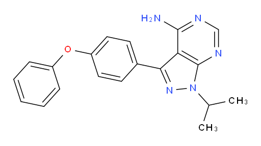 1-isopropyl-3-(4-phenoxyphenyl)-1H-pyrazolo[3,4-d]pyrimidin-4-amine