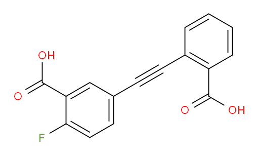 5-((2-carboxyphenyl)ethynyl)-2-fluorobenzoic acid