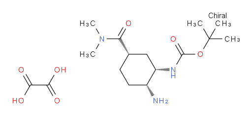 rel-tert-Butyl ((1S,2R,5S)-2-amino-5-(dimethylcarbamoyl)cyclohexyl)carbamate Oxalate