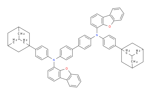 N4,N4'-bis(4-(adamantan-1-yl)phenyl)-N4,N4'-bis(dibenzo[b,d]furan-4-yl)-[1,1'-biphenyl]-4,4'-diamine