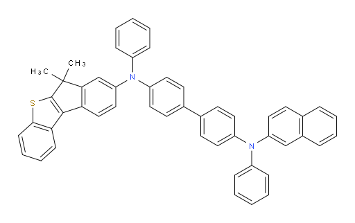 N4-(6,6-dimethyl-6H-benzo[b]indeno[1,2-d]thiophen-8-yl)-N4'-(naphthalen-2-yl)-N4,N4'-diphenyl-[1,1'-biphenyl]-4,4'-diamine
