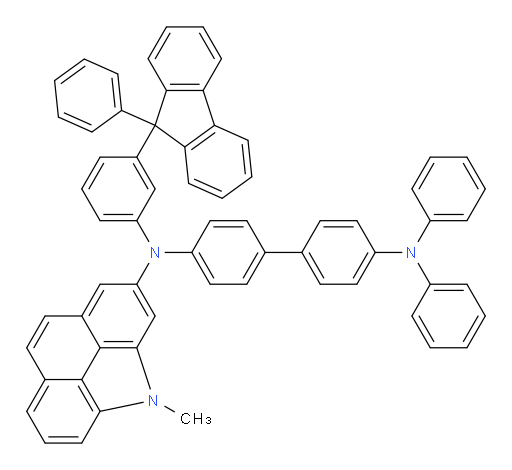 N4-(4-methyl-4H-benzo[def]carbazol-2-yl)-N4',N4'-diphenyl-N4-(3-(9-phenyl-9H-fluoren-9-yl)phenyl)-[1,1'-biphenyl]-4,4'-diamine