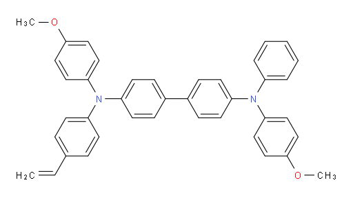 N4,N4'-bis(4-methoxyphenyl)-N4-phenyl-N4'-(4-vinylphenyl)-[1,1'-biphenyl]-4,4'-diamine